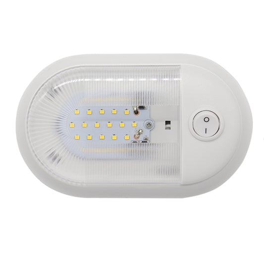 D4348 10-24V 3-3.5W 4000-4500K 280LM RV Yacht 24 PCS LED Lamps Dome Light Ceiling Lamp, with Independent Switch Control - Marine Accessories & Parts by buy2fix | Online Shopping UK | buy2fix