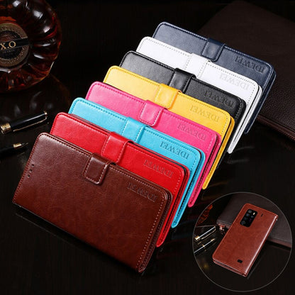 For Ulefone Armor 11 5G idewei Crazy Horse Texture Horizontal Flip Leather Case with Holder & Card Slots & Wallet(Red) - Ulefone Cases by idewei | Online Shopping UK | buy2fix