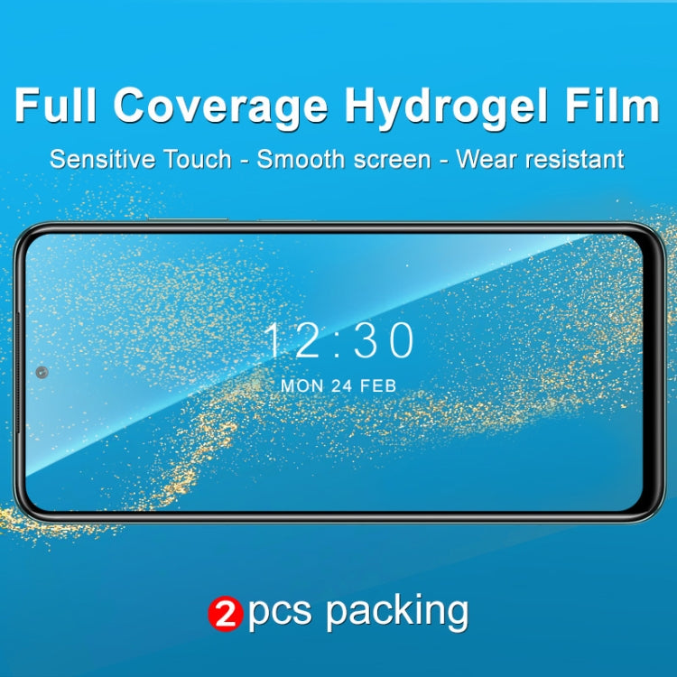 For Xiaomi Redmi Note 10 5G / 4G 2 PCS IMAK Curved Full Screen Hydrogel Film Front Protector -  by imak | Online Shopping UK | buy2fix