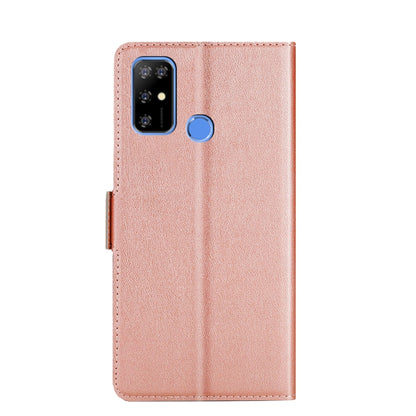 For Doogee X96 Pro Ultra-thin Voltage Side Buckle PU + TPU Horizontal Flip Leather Case with Holder & Card Slot(Rose Gold) - More Brand by buy2fix | Online Shopping UK | buy2fix