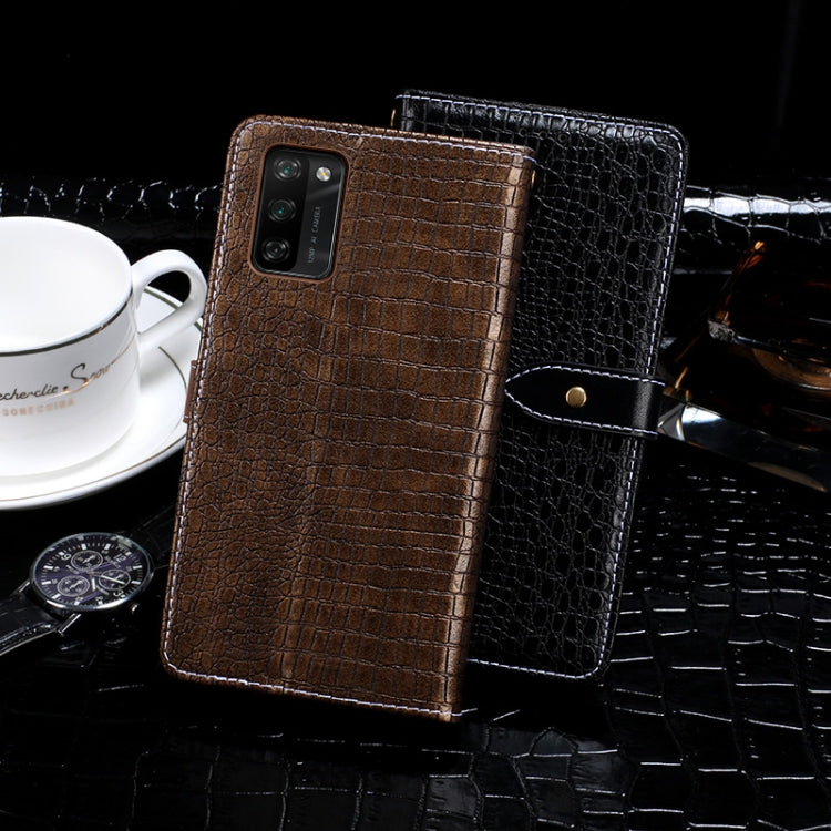 For Blackview A100 idewei Crocodile Texture Horizontal Flip Leather Case with Holder & Card Slots & Wallet(Dark Blue) - More Brand by idewei | Online Shopping UK | buy2fix