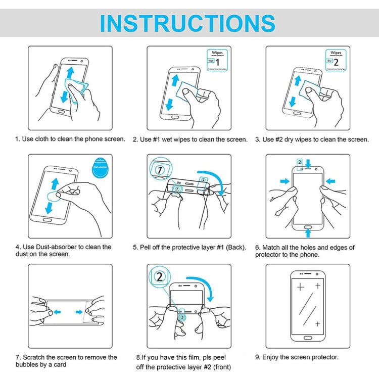 For Doogee S97 Pro 10 PCS 0.26mm 9H 2.5D Tempered Glass Film - For Doogee by buy2fix | Online Shopping UK | buy2fix