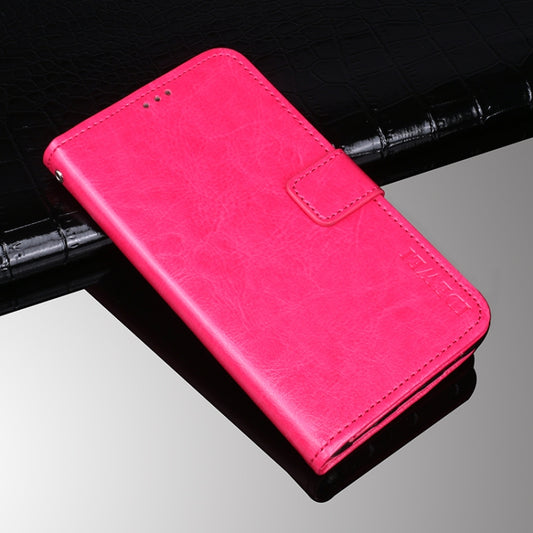 For Nokia C20 idewei Crazy Horse Texture Horizontal Flip Leather Case with Holder & Card Slots & Wallet(Rose Red) - Nokia Cases by idewei | Online Shopping UK | buy2fix