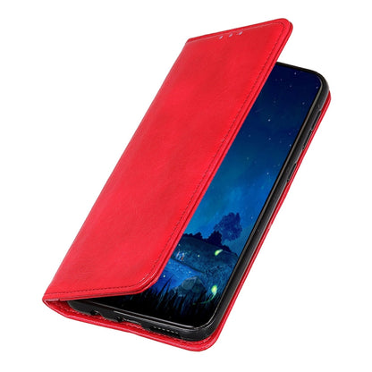 For OnePlus Nord 2 5G Magnetic Crazy Horse Texture Horizontal Flip Leather Case with Holder & Card Slots & Wallet(Red) - OnePlus Cases by buy2fix | Online Shopping UK | buy2fix