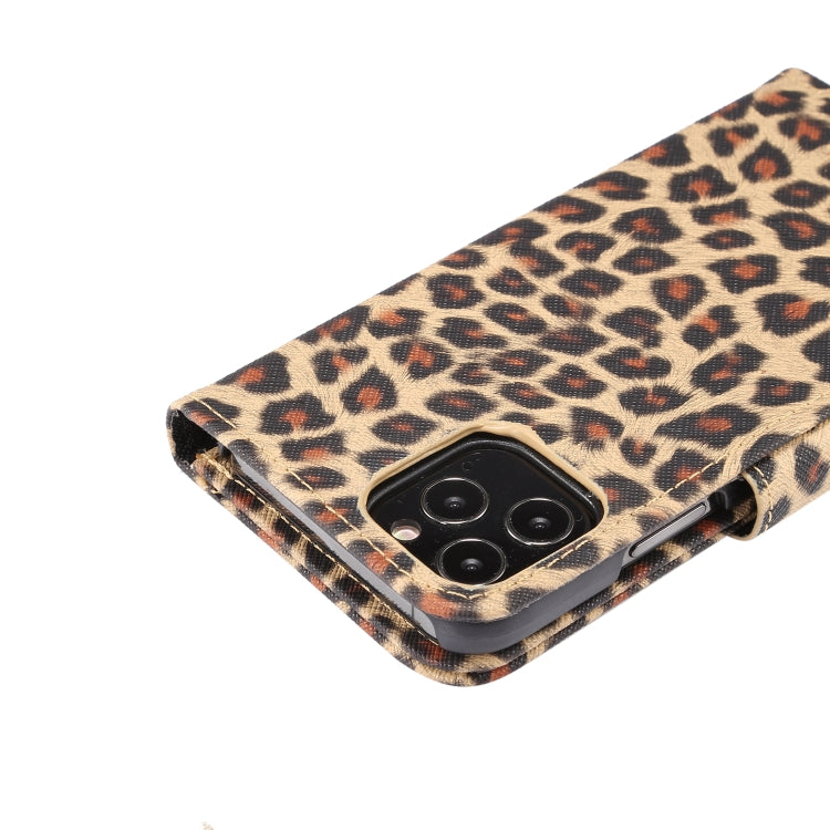 For iPhone 13 Pro Leopard Pattern Horizontal Flip PC + PU Leather Case with Holder & Card Slots & Wallet (Yellow) - iPhone 13 Pro Cases by buy2fix | Online Shopping UK | buy2fix