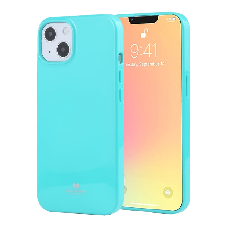 For iPhone 13 GOOSPERY JELLY Full Coverage Soft Case(Mint Green) - iPhone 13 Cases by GOOSPERY | Online Shopping UK | buy2fix