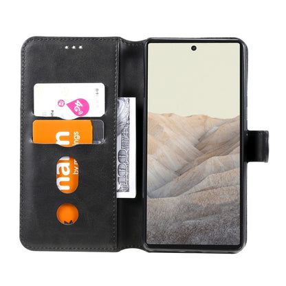 Classic Calf Texture PU + TPU Horizontal Flip Leather Case with Holder & Card Slots & Wallet For Google Pixel 6(Black) - Google Cases by buy2fix | Online Shopping UK | buy2fix