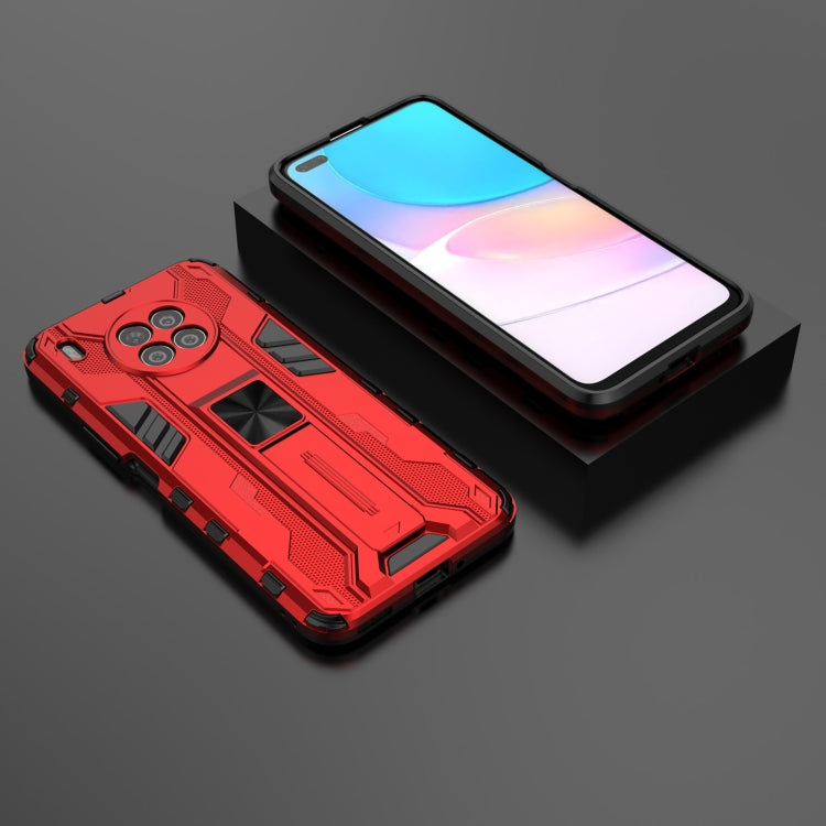 For Huawei nova 8i Supersonic PC + TPU Shock-proof Protective Case with Holder(Red) - Huawei Cases by buy2fix | Online Shopping UK | buy2fix