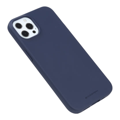 For iPhone 13 Pro GOOSPERY SOFT FEELING Liquid TPU Shockproof Soft Case (Navy Blue) - iPhone 13 Pro Cases by GOOSPERY | Online Shopping UK | buy2fix