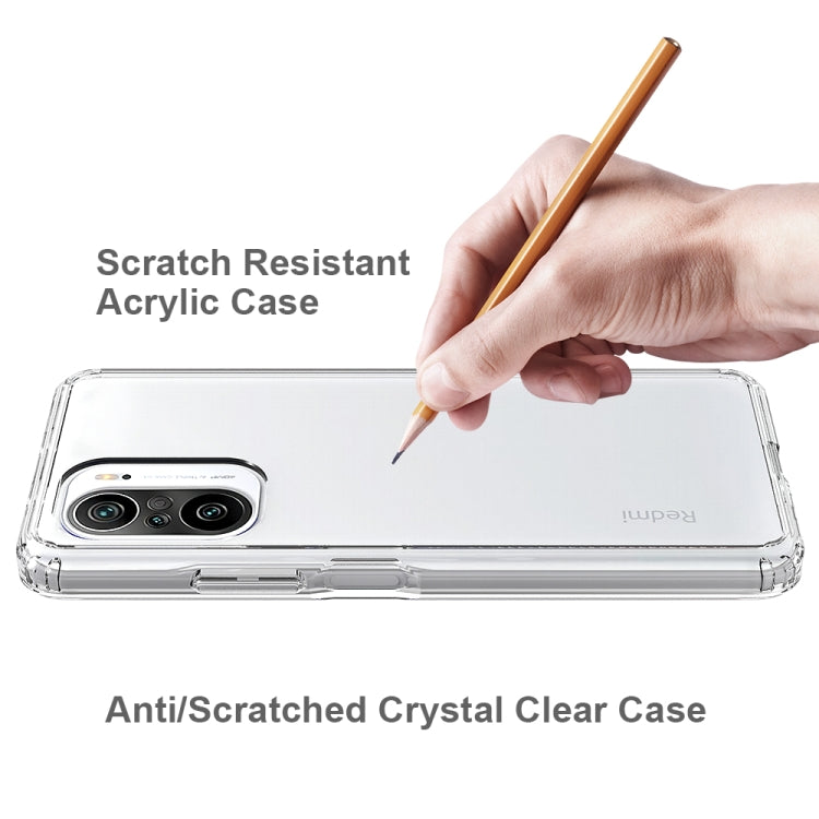 Shockproof Scratchproof TPU + Acrylic Protective Case For Xiaomi Redmi K40 / Poco F3(Transparent) - Xiaomi Cases by buy2fix | Online Shopping UK | buy2fix