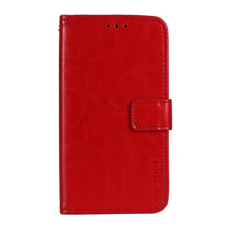 idewei Crazy Horse Texture Horizontal Flip Leather Case with Holder & Card Slots & Wallet For ZTE Blade A31(Red) - ZTE Cases by idewei | Online Shopping UK | buy2fix