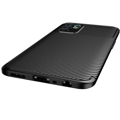 For OPPO Reno6 4G (Indonesia) Carbon Fiber Texture Shockproof TPU Case(Black) - OPPO Cases by buy2fix | Online Shopping UK | buy2fix