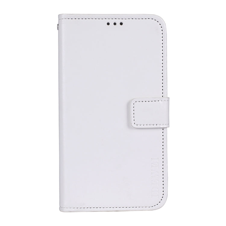 For Motorola Edge 20 Lite idewei Crazy Horse Texture Horizontal Flip Leather Case with Holder & Card Slots & Wallet(White) - Motorola Cases by idewei | Online Shopping UK | buy2fix