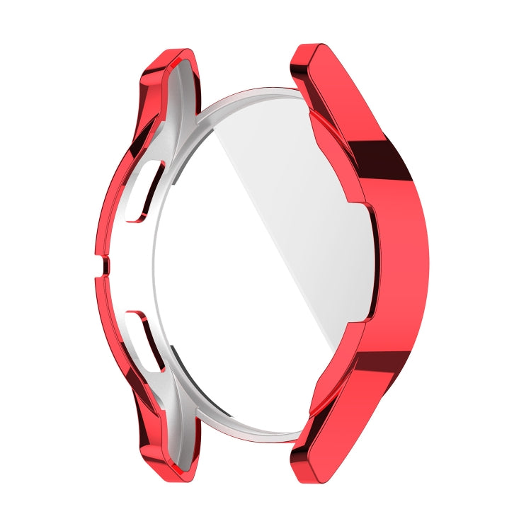 For Samung Galaxy Watch4 40mm Full Coverage TPU Electroplating Protective Case Cover(Red) - Watch Cases by buy2fix | Online Shopping UK | buy2fix