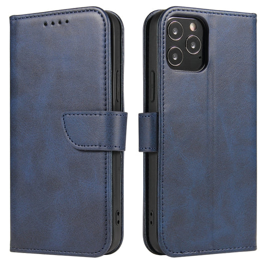 For iPhone 13 Pro Calf Texture Buckle Horizontal Flip Leather Case with Holder & Card Slots & Wallet (Blue) - iPhone 13 Pro Cases by buy2fix | Online Shopping UK | buy2fix
