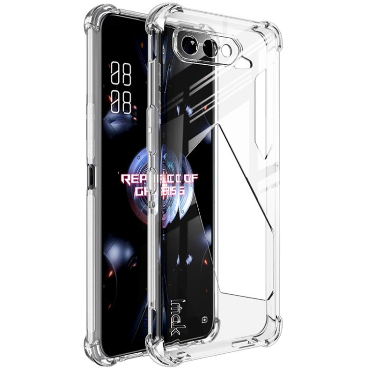For Asus ROG Phone 5 Pro / 5s Pro IMAK All Coverage Shockproof Airbag TPU Case with Screen Protector(Transparent) - ASUS Cases by imak | Online Shopping UK | buy2fix