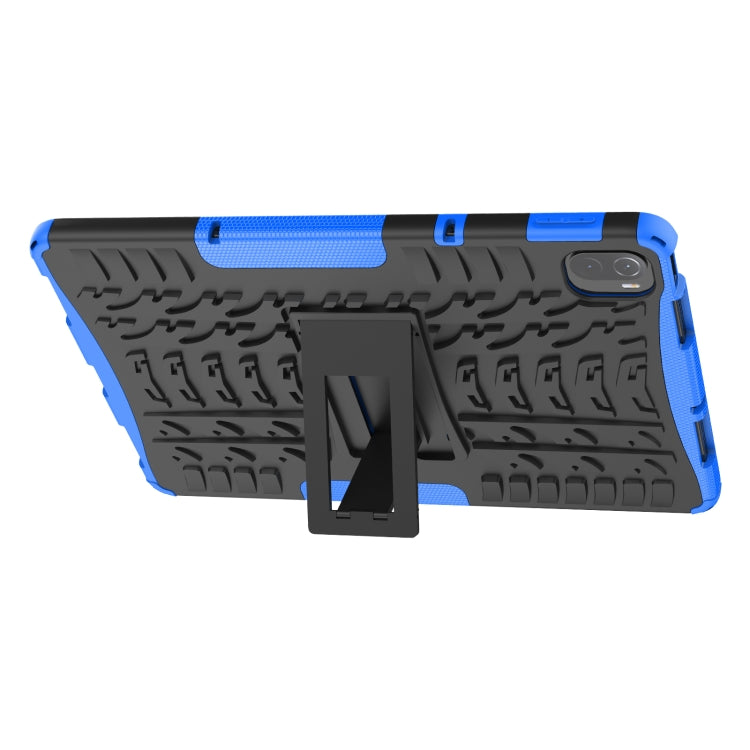 Tire Texture TPU + PC Shockproof Case with Holder For Xiaomi Pad 5 / 5 Pro(Blue) - More Tablet Cases by buy2fix | Online Shopping UK | buy2fix