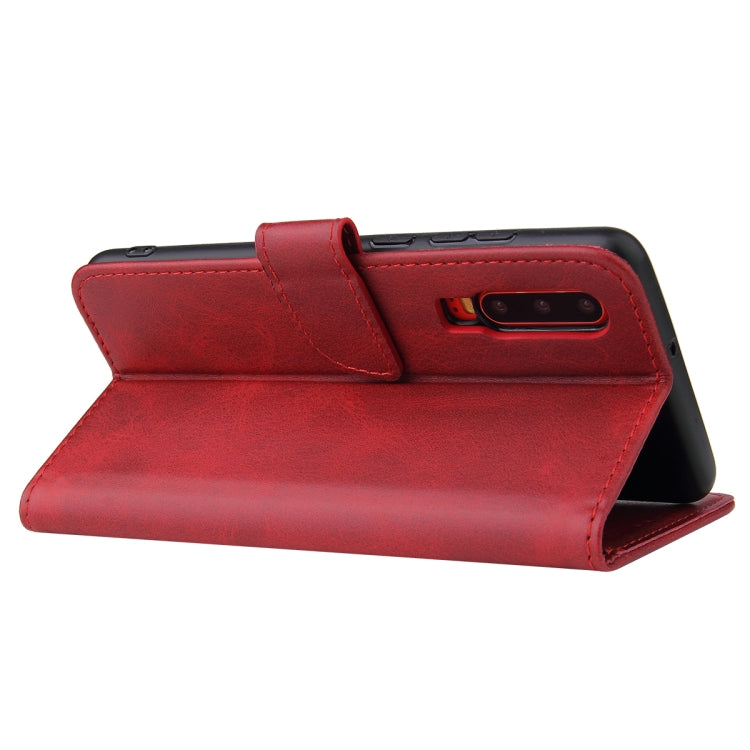 For Huawei P30 Calf Texture Buckle Horizontal Flip Leather Case with Holder & Card Slots & Wallet(Red) - Huawei Cases by buy2fix | Online Shopping UK | buy2fix