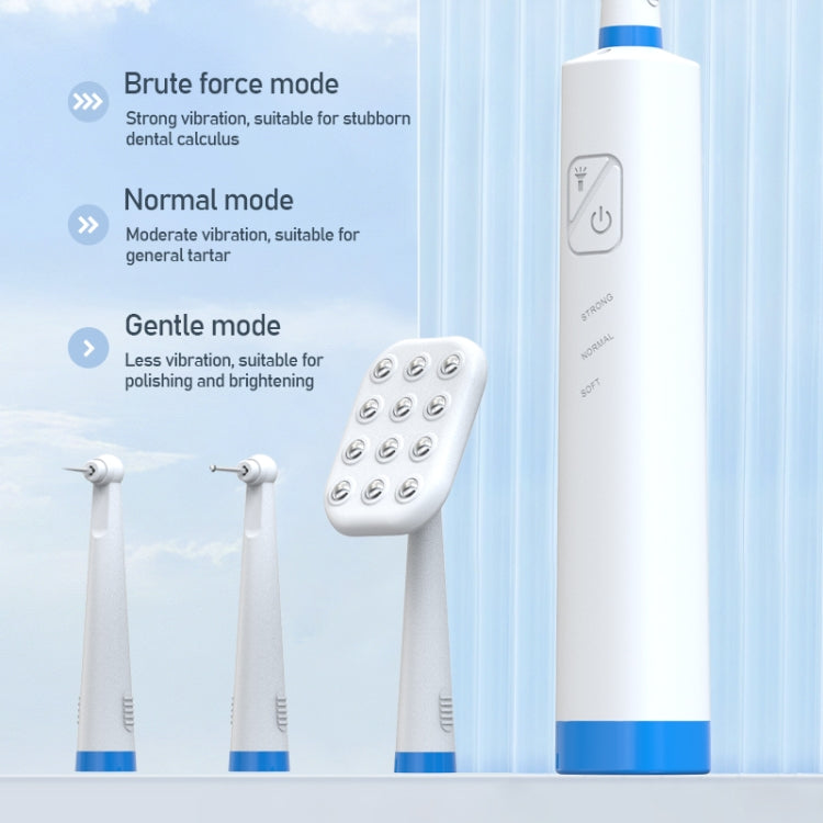 LSHOW YJK108 Multi-function Facial Cleansingand Teeth Cleaning Instrument with LED Auxiliary Light(White) - Oral Irrigators by LSHOW | Online Shopping UK | buy2fix