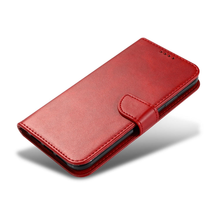 For Xiaomi Redmi 9 Calf Texture Buckle Horizontal Flip Leather Case with Holder & Card Slots & Wallet(Red) - Xiaomi Cases by buy2fix | Online Shopping UK | buy2fix