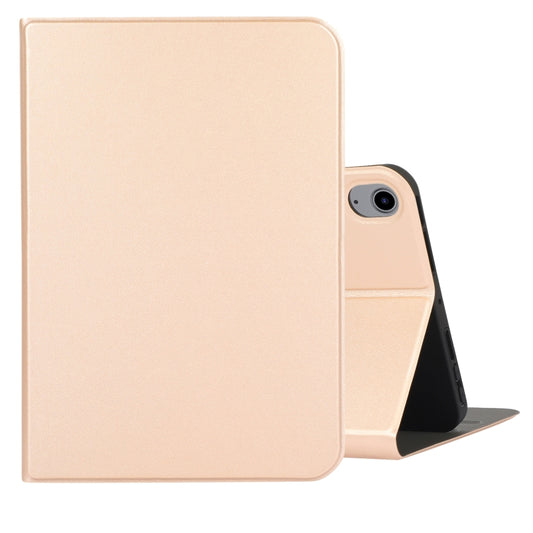 For iPad mini 6 Voltage Craft Texture TPU Horizontal Flip Protective Tablet Case with Holder(Gold) - iPad mini 6 Cases by buy2fix | Online Shopping UK | buy2fix