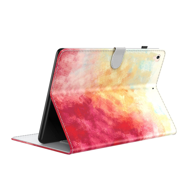 Watercolor Pattern Skin Feel Magnetic Horizontal Flip PU Leather Case with Holder & Card Slots & Photo Frame & Sleep / Wake-up Function For iPad 9.7 (2018 & 2017) / Air 2 / Air(Spring Cherry) - iPad 9.7 (2018) & (2017) Cases by buy2fix | Online Shopping UK | buy2fix