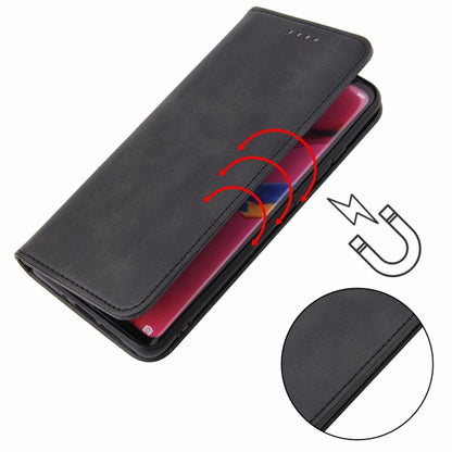 For LG Q7 Calf Texture Magnetic Horizontal Flip Leather Case with Holder & Card Slots & Wallet(Black) - LG by buy2fix | Online Shopping UK | buy2fix