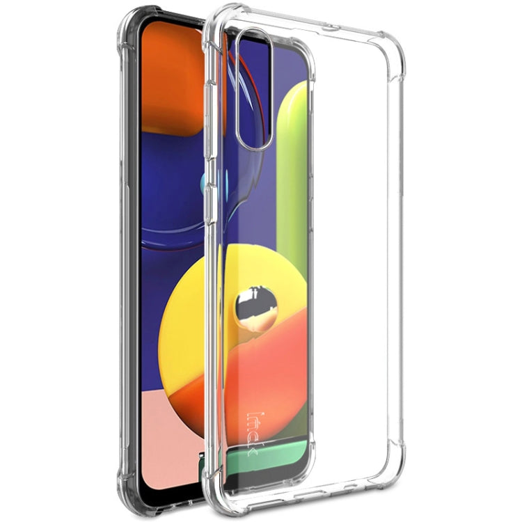 For Galaxy A50s / A30s IMAK All-inclusive Shockproof Airbag TPU Case, with Screen Protector(Transparent) - Galaxy Phone Cases by imak | Online Shopping UK | buy2fix