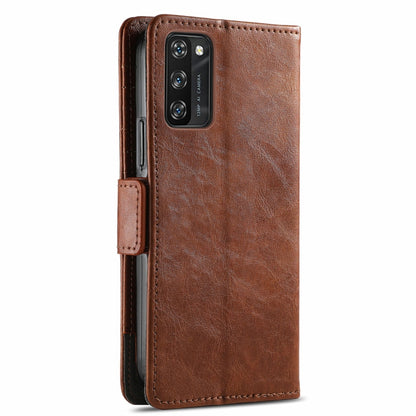 For Blackview A100 CaseNeo Business Splicing Dual Magnetic Buckle Horizontal Flip PU Leather Case with Holder & Card Slots & Wallet(Brown) - More Brand by buy2fix | Online Shopping UK | buy2fix