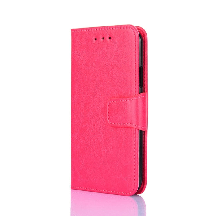 For Xiaomi Redmi Note 10 Pro (China) Crystal Texture Horizontal Flip Leather Case with Holder & Card Slots & Wallet(Rose Red) - Xiaomi Cases by buy2fix | Online Shopping UK | buy2fix