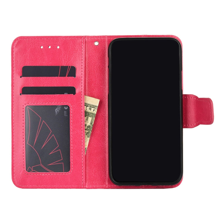 For Xiaomi Redmi Note 10 Pro (China) Crystal Texture Horizontal Flip Leather Case with Holder & Card Slots & Wallet(Rose Red) - Xiaomi Cases by buy2fix | Online Shopping UK | buy2fix