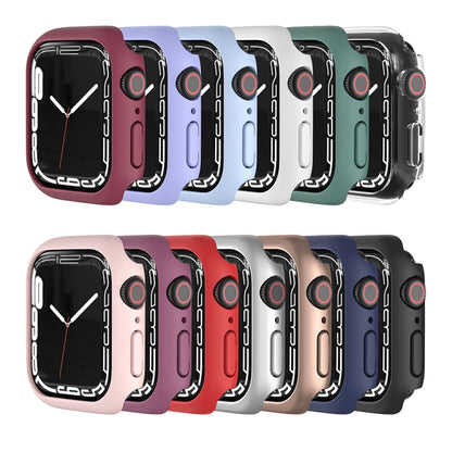 Shockproof TPU Protective Case For Apple Watch Series 9 / 8 / 7 41mm(Transparent) - Watch Cases by buy2fix | Online Shopping UK | buy2fix