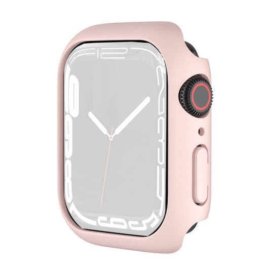 Shockproof TPU Protective Case For Apple Watch Series 9 / 8 / 7 45mm(Pink) - Watch Cases by buy2fix | Online Shopping UK | buy2fix
