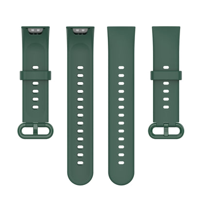 For Xiaomi Redmi Watch 2 Solid Color Silicone Strap Watch Band(Pine Needle Green) - Watch Bands by buy2fix | Online Shopping UK | buy2fix