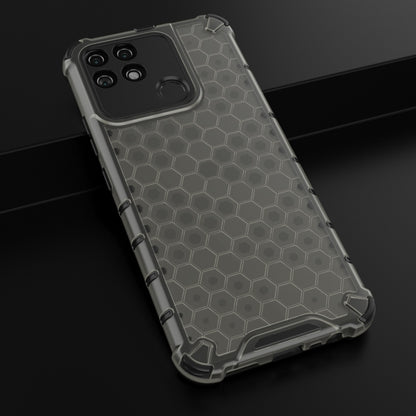 For OPPO Realme Narzo 50A Honeycomb PC + TPU Phone Case(Black) - Realme Cases by buy2fix | Online Shopping UK | buy2fix