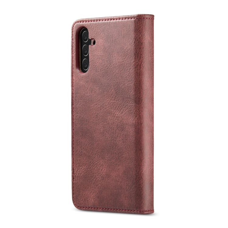 For Samsung Galaxy A13 5G DG.MING Crazy Horse Texture Detachable Magnetic Leather Phone Case(Red) - Galaxy Phone Cases by DG.MING | Online Shopping UK | buy2fix