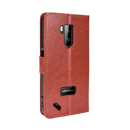 For Ulefone Armor X9 Retro Crazy Horse Texture Leather Phone Case(Brown) - Ulefone Cases by buy2fix | Online Shopping UK | buy2fix