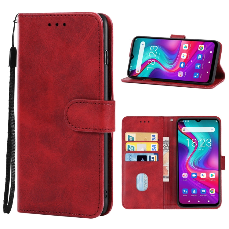 Leather Phone Case For Doogee X96(Red) - More Brand by buy2fix | Online Shopping UK | buy2fix