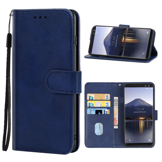 Leather Phone Case For DOOGEE BL12000 / BL12000 Pro(Blue) - Doogee Cases by buy2fix | Online Shopping UK | buy2fix