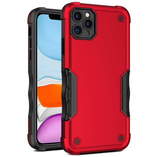 For iPhone 11 Pro Non-slip Armor Phone Case (Red) - iPhone 11 Pro Cases by buy2fix | Online Shopping UK | buy2fix