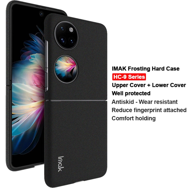 For Huawei P50 Pocket imak HC-9 Series Frosted Hard Case(Black) - Huawei Cases by imak | Online Shopping UK | buy2fix