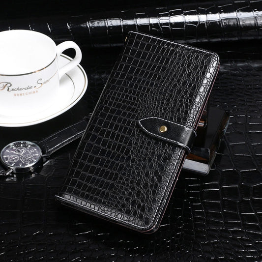 For Nokia G21 idewei Crocodile Texture Leather Phone Case(Black) - Nokia Cases by idewei | Online Shopping UK | buy2fix