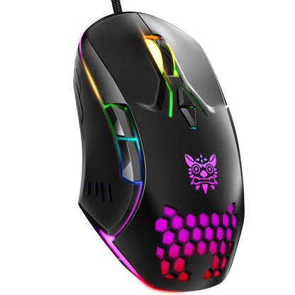 ONIKUMA CW902 RGB Lighting Wired Mouse(Black) - Wired Mice by ONIKUMA | Online Shopping UK | buy2fix