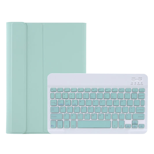 A08 Candy Color Ultra Thin Bluetooth Keyboard Leather Case For Samsung Galaxy Tab A8 10.5 2021 SM-X200 / SM-X205(Light Green) - Samsung Keyboard by buy2fix | Online Shopping UK | buy2fix