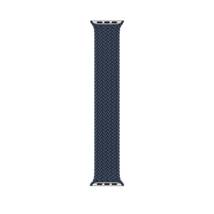 135mm Nylon Braided Watch Band For Apple Watch Ultra 49mm&Watch Ultra 2 49mm / Series 9&8&7 45mm / SE 3&SE 2&6&SE&5&4 44mm / 3&2&1 42mm(Dark Blue) - Watch Bands by buy2fix | Online Shopping UK | buy2fix