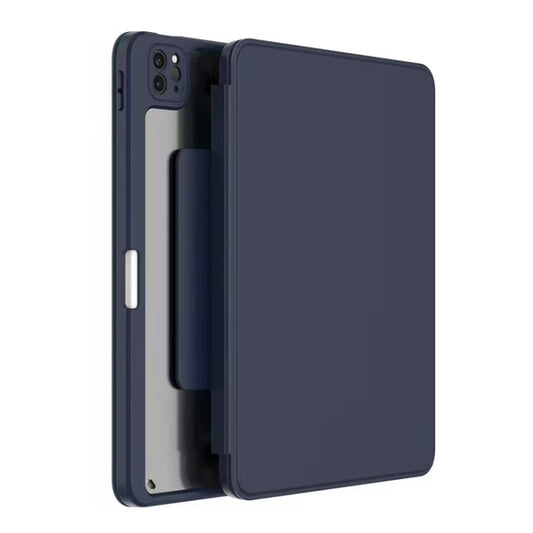 For iPad 10.2 2021 / 2020 / 2019 Mutural Jianshang Series Tablet Leather Smart Case(Dark Blue) - iPad 10.2 Cases by Mutural | Online Shopping UK | buy2fix