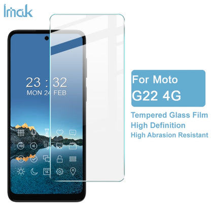 For Motorola Moto G22 4G IMAK H Series Tempered Glass Film - Motorola Cases by imak | Online Shopping UK | buy2fix