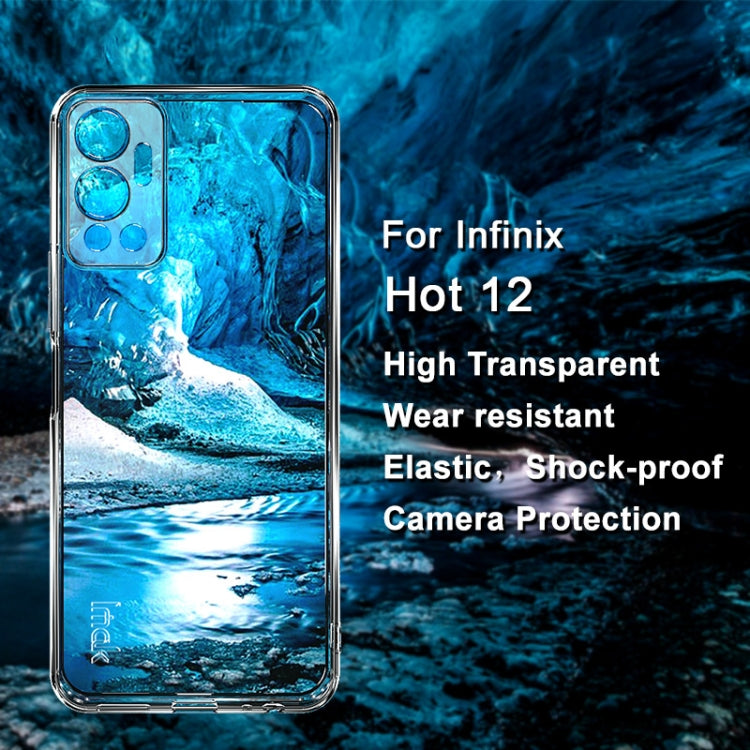 For Infinix Hot 12 imak UX-5 Series Transparent Shockproof TPU Phone Case - Infinix Cases by imak | Online Shopping UK | buy2fix