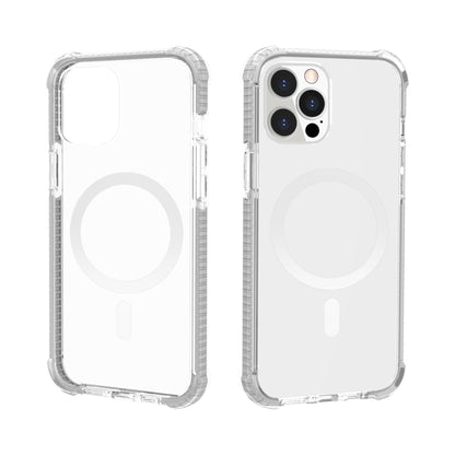 For iPhone 12 Pro Max Magsafe Magnetic Acrylic Shockproof Phone Case(White) - iPhone 12 Pro Max Cases by buy2fix | Online Shopping UK | buy2fix