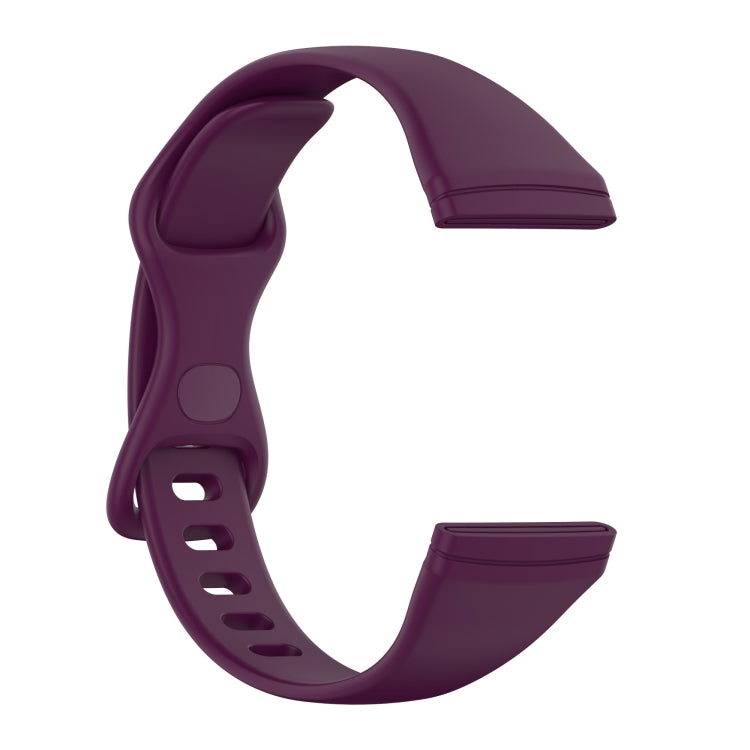 For Fitbit Versa 4 / Versa 3 / Sense Universal TPU Watch Band, Size:L(Dark Purple) - Watch Bands by buy2fix | Online Shopping UK | buy2fix